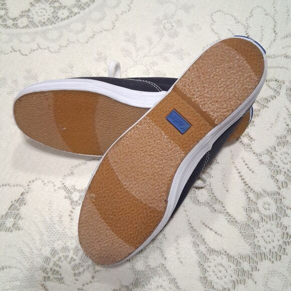 Keds Size 6 Ortholite Lace-Up Fashion Casual Sneakers Navy Canvas Women WF34200M - Picture 11 of 14